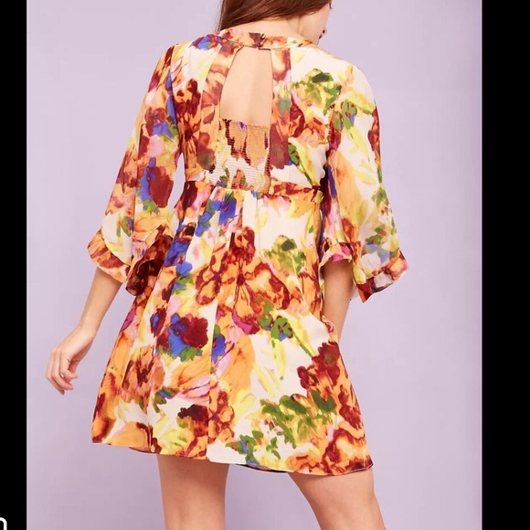 Floral Midi Dress in Multicolor - Picture 2 of 5